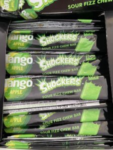 Tango Cherry Shockers Sour Fizz Chew Bar - 11g - American Fizz