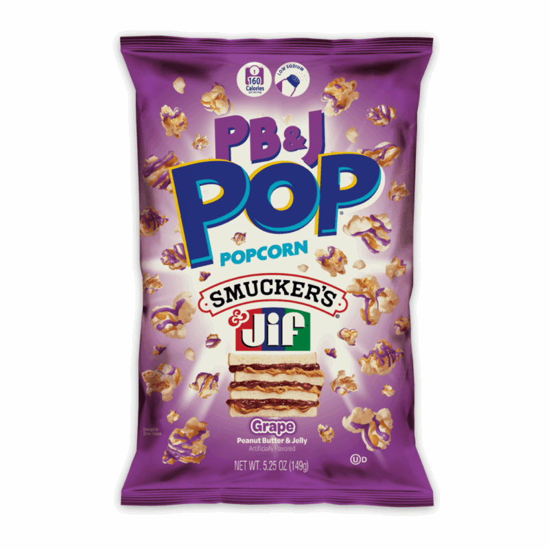Candy Pop Peanut Butter & Jelly Grape Popcorn