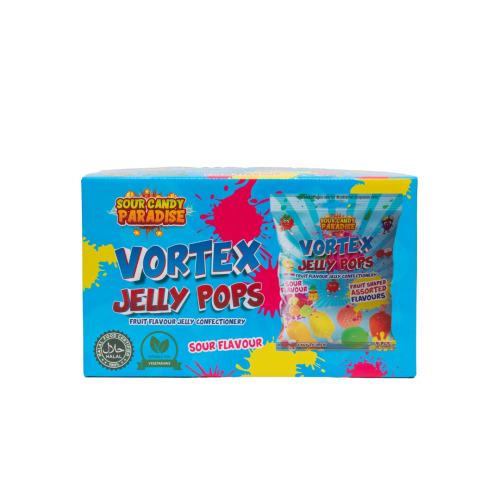 Sour Candy Paradise Vortex Jelly Pops Sour Flavour (315g)